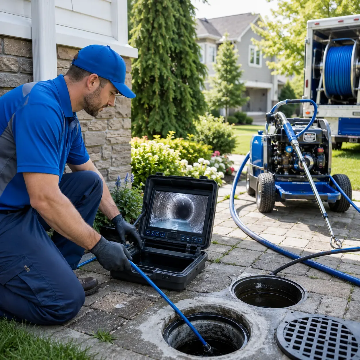 Outdoor drain cleaning professionals serving Mount Summit, IN